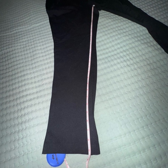INC Brand Black pants, elastic waist, faux zipper pocket size 10 - Picture 4 of 11